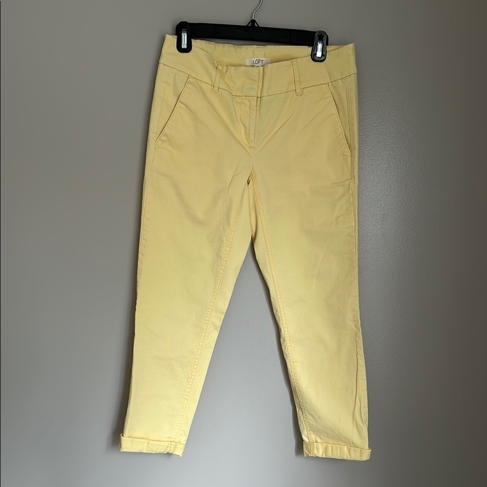 LOFT Yellow Pants